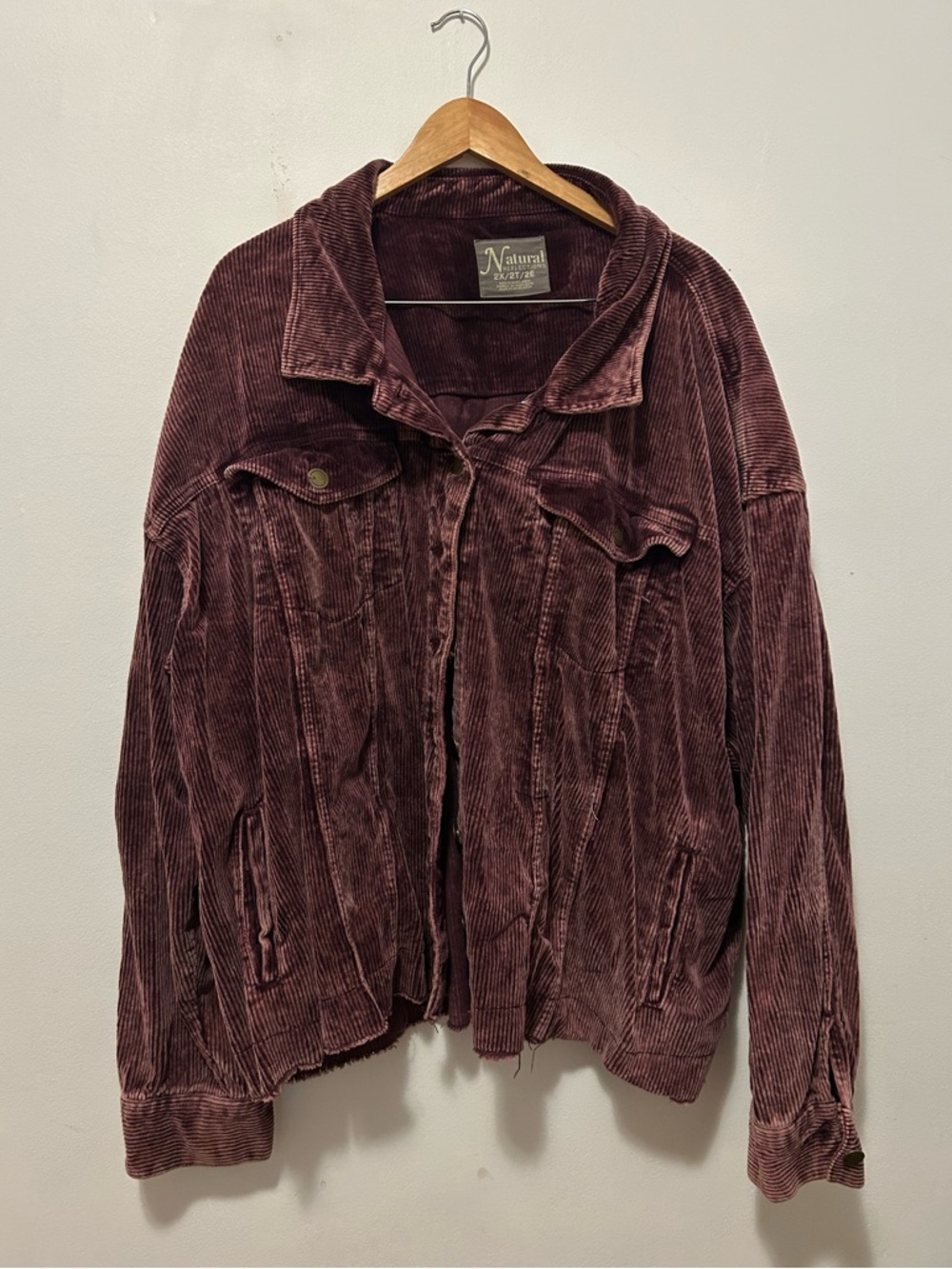 vintage purple corduroy jacket